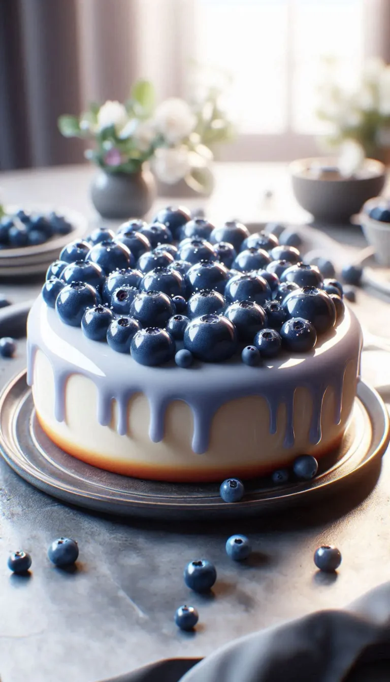 Pastel de arándanos