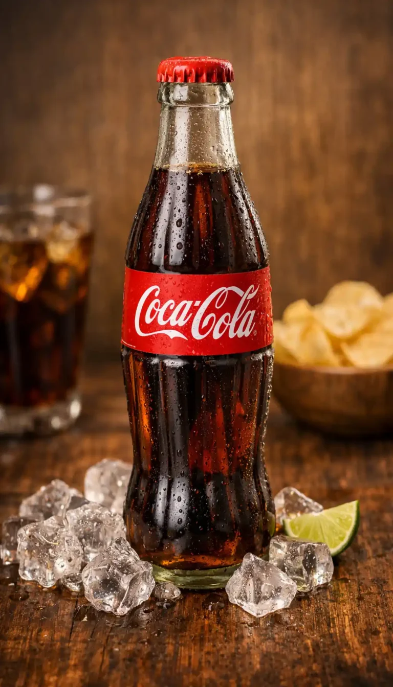 Coca-Cola mediana 500 ml. Botella de Coca-Cola