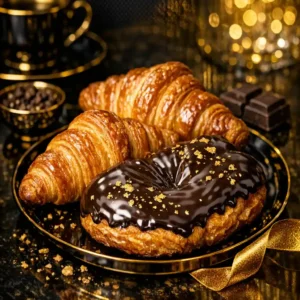 Croissants de chocolate
