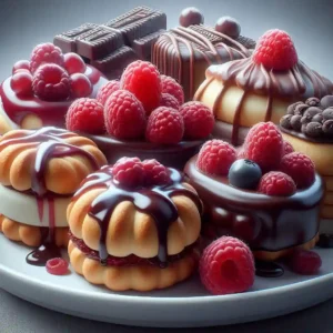 Galletas con mermelada de chocolate