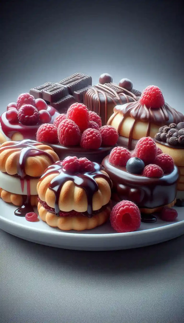 Galletas con mermelada de chocolate