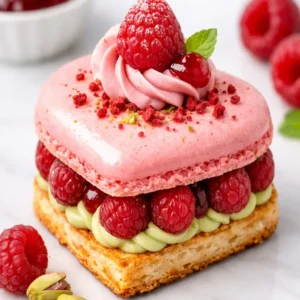 Macaron forma corazón
