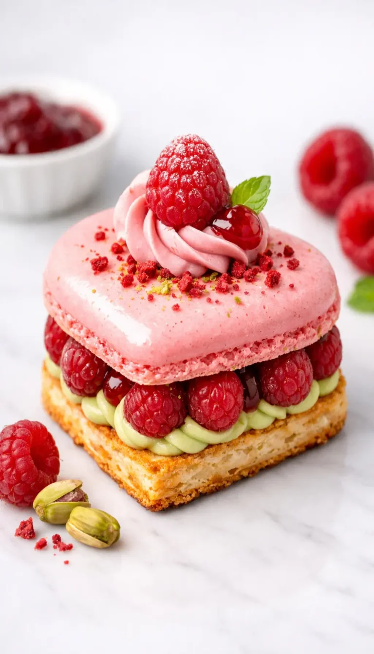 Macaron forma corazón