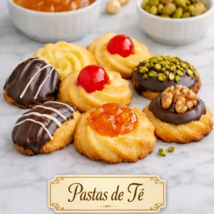 Pastas de té selectas