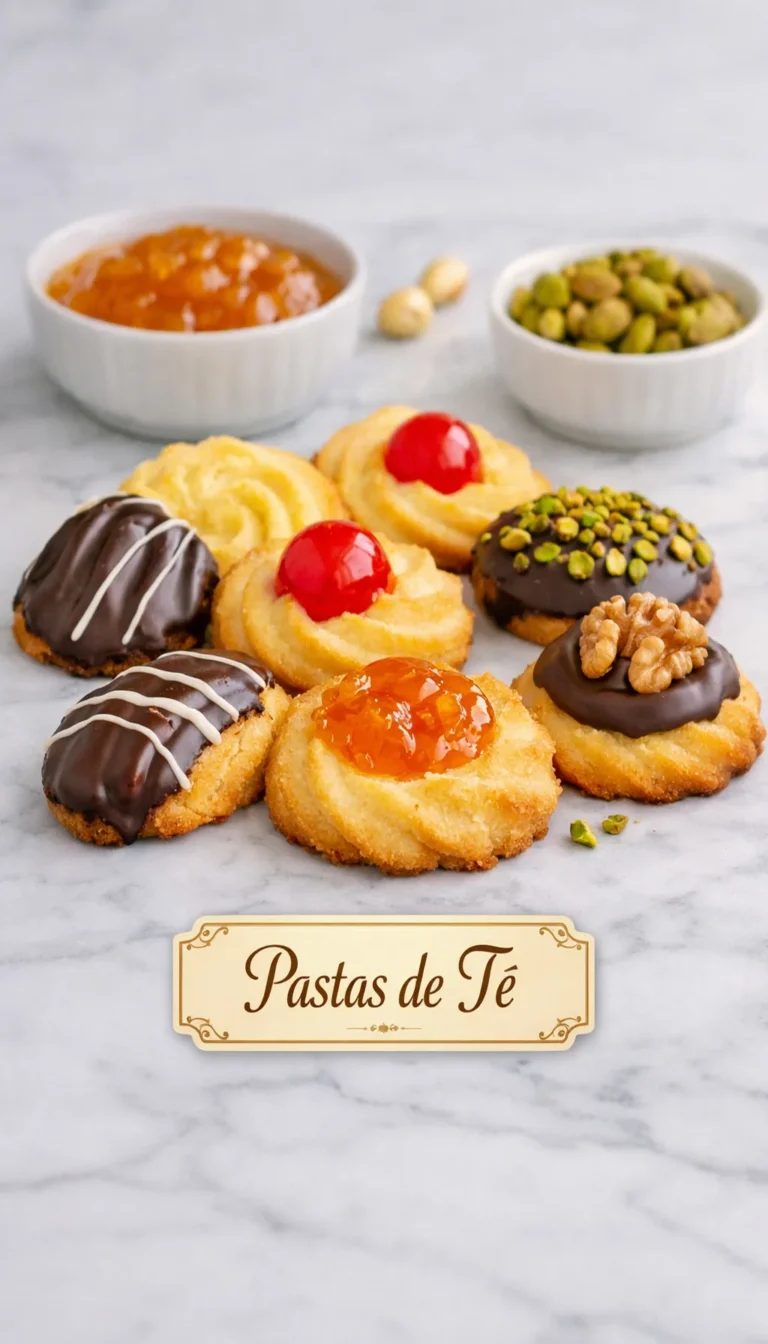 Pastas de té selectas