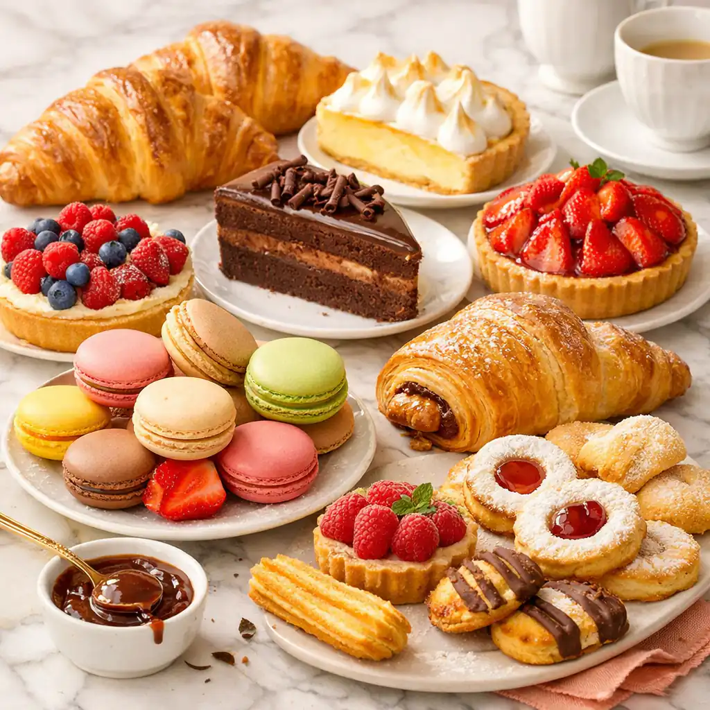 Varios productos de pastelería