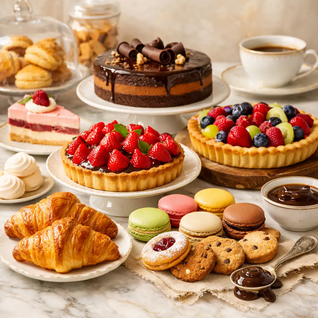 Varios productos de pastelería